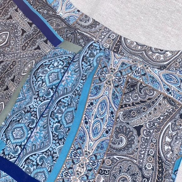 Artisan NY Turquiouse Paisley Print Sleeveless Top - Large - Picture 5 of 8